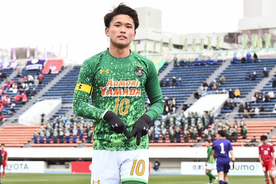 青森山田、3冠へ後半怒涛の6発　FC東京内定MF松木、前半無得点も「焦りなかった」