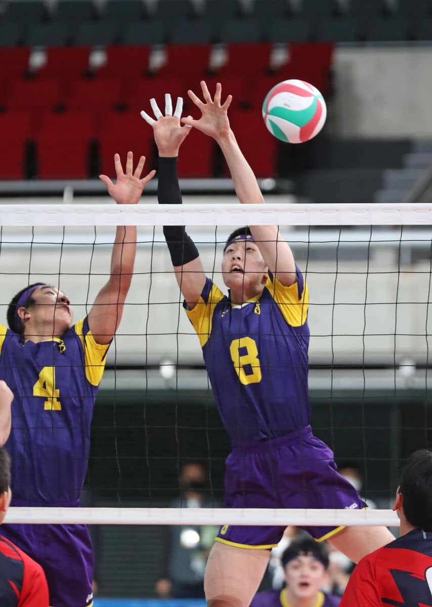 春高バレー　雄物川、３年ぶり初戦突破