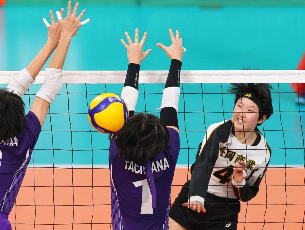 春高バレー 女子１回戦 長岡商 新潟 橘の堅守崩し切れず バーチャル春高バレー スポーツブル スポブル