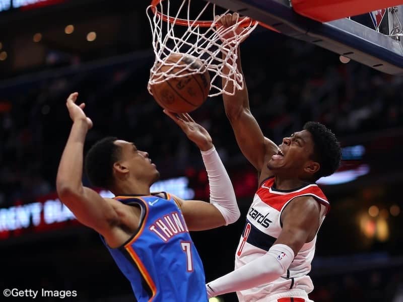 ウィザーズがサンダーとの接戦を制す…八村はホームデビュー戦でダンク含む7得点 バスケットボール スポーツブル