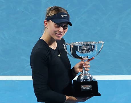 バドサ 今季初Vで全豪へ弾み