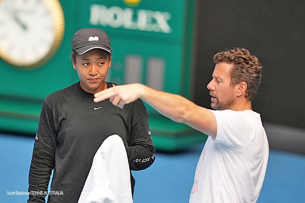 大坂なおみが、中ロブからの強打など軽めの練習。明日の2回戦は世界54位と対戦 [全豪オープン]