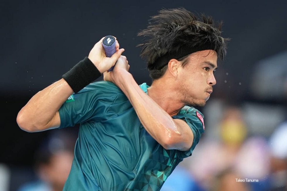 ダニエル太郎、世界10位シナー戦に向けて軽めの練習[全豪オープン]