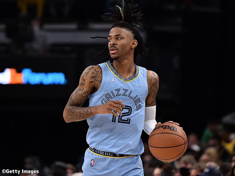 自身初となるオールスター出場を決めたモラント…SNSでファンへ感謝の言葉を送る