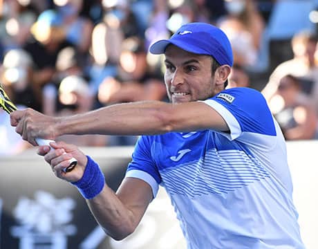 逆転で初戦突破、次戦ムセッティ