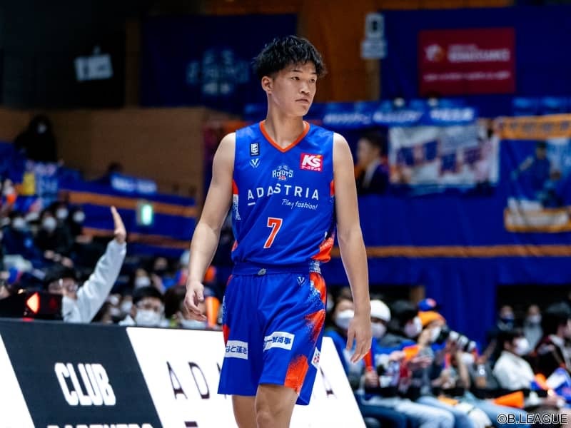 茨城ロボッツの脇真大が2月5・6日富山戦をもって特別指定選手としての活動を終了