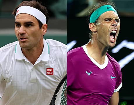 ナダル歓喜 フェデラーと競演