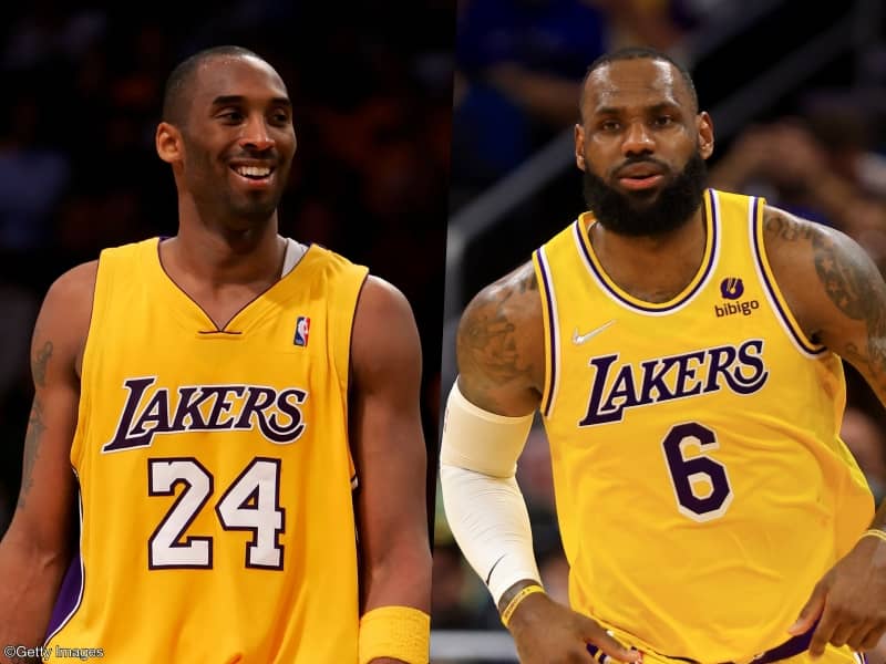コービーの歴代出場試合数に並んだレブロン…2人の通算成績を比較すると？