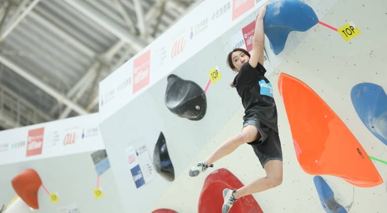 野中、伊藤、森らが女子準決勝へ。首位は大河内芹香【ボルダリングジャパンカップ2022】