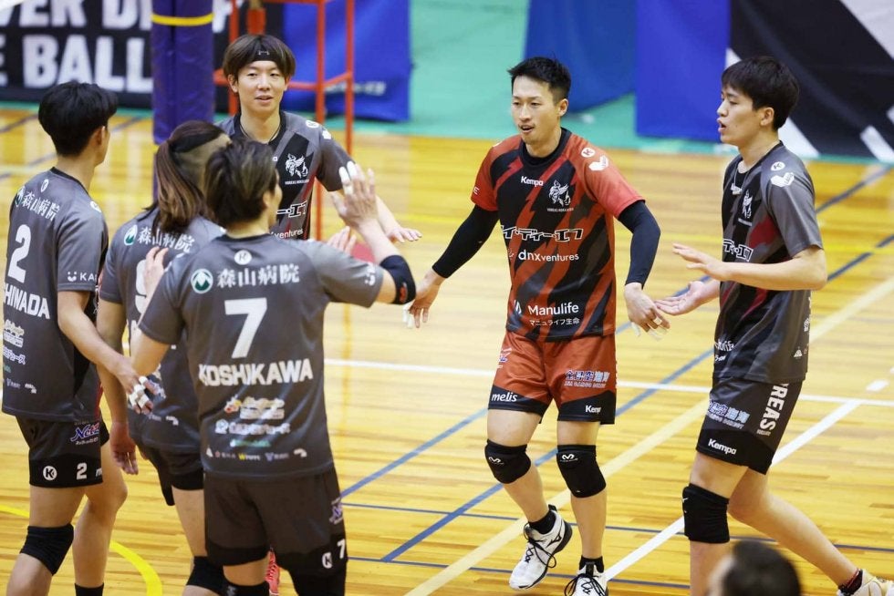 Vリーグの試合結果一覧と順位（V2男女・2月5日）