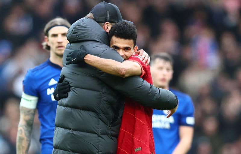 デビュー飾ったルイス・ディアス、クロップ監督も期待「練習であんなに笑顔が絶えない選手は見たことがない」