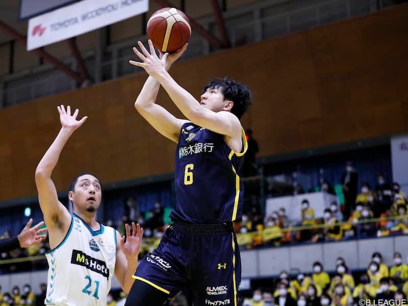 宇都宮が京都を抑えて24点差快勝…比江島、テーブスがチームトップの15得点