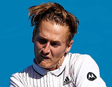 コルダ初戦突破 全豪複王者破る