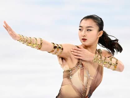 坂本花織「ロシアの３強は空気感が全然違う」。それでもSP３位発進、メダル獲得へ「思いをぶつける」