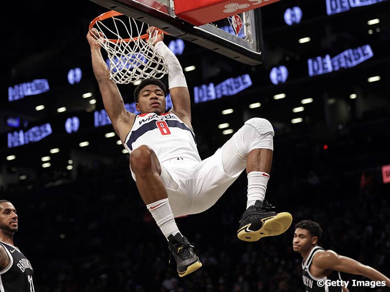 八村塁、ダンク4本などで今季最多20得点…復帰戦で勝利に貢献