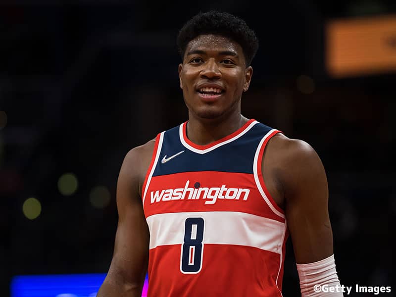 八村塁、FG10本中7本成功で19得点…9試合連続で3Pを記録