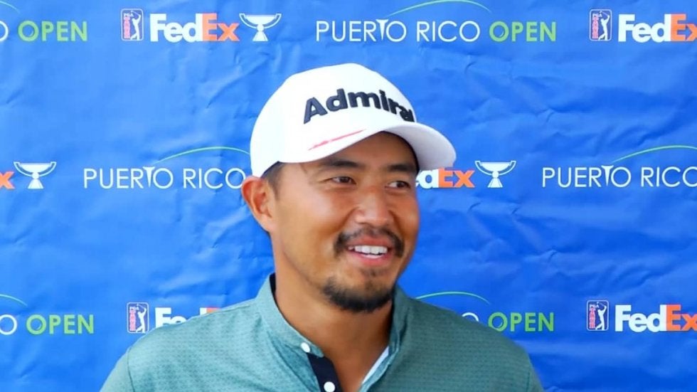 小平智「ゴルフをしていて楽しい」　1打差2位で決勝ラウンドへ