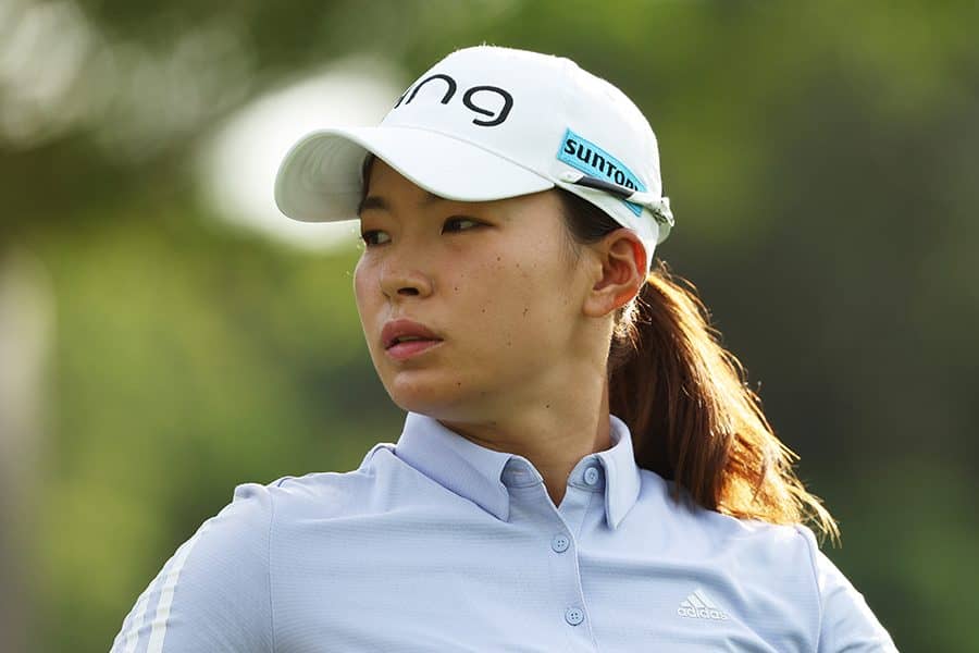 渋野日向子の“爆裂スマイル”がトップで登場　米LPGAの投稿話題「45か国も！凄いね」