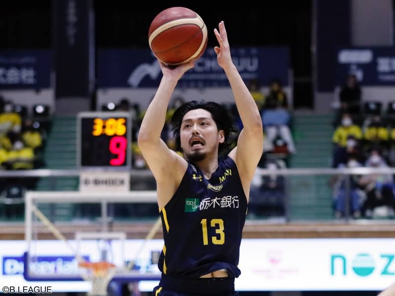 宇都宮ブレックスの渡邉裕規、千葉戦でB1個人通算3ポイント400本成功