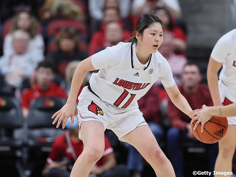今野紀花がNCAAトーナメントに登場…11分出場、ルイビル大は初戦突破