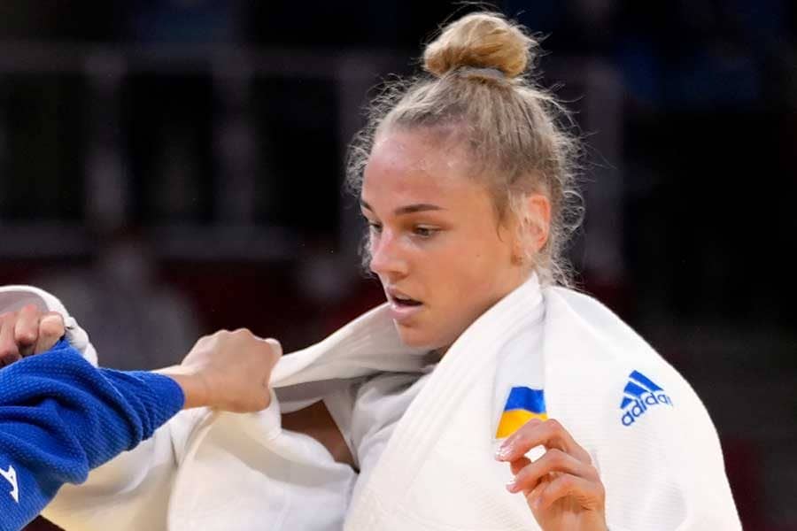 ウクライナ柔道家ビロディドが帯に反戦メッセージ　海外賛同の輪「戦争をやめよう」