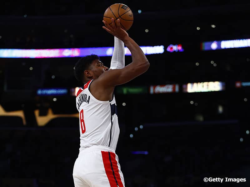 八村塁、3P2本や豪快ダンクなどで11得点…6試合連続2ケタ、チームは6連敗