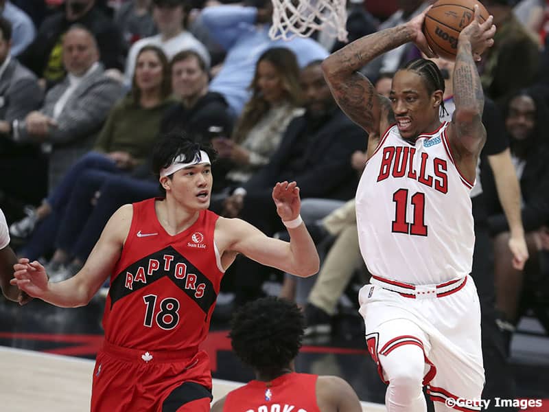 渡邊雄太が5試合ぶりに出場…4分で2得点2リバウンド1ブロックを記録