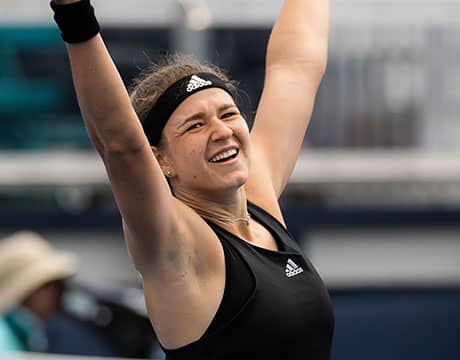 大坂3回戦は74位ムチョバ