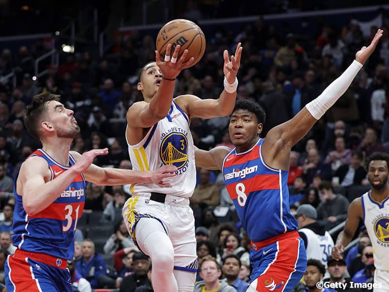 八村塁、連続2ケタ得点が10試合でストップ…チームはウォリアーズに勝利