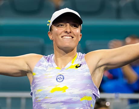 シフィオンテク 最多14連勝