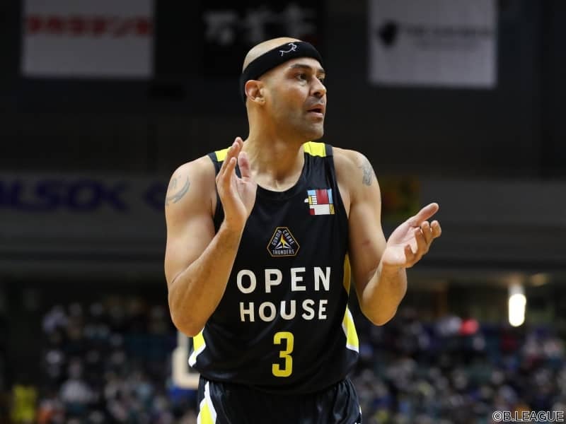 群馬のマイケル・パーカー、史上初の個人通算7000リバウンドを達成