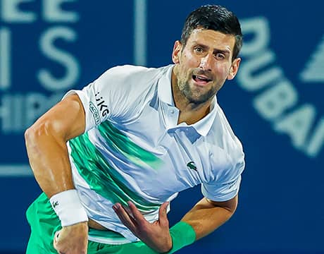 ジョコビッチ 再び練習を公開