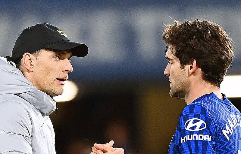 チェルシーで内紛か ウルブス戦のhtにマルコス アロンソとトゥヘル監督に衝突疑惑 サッカー スポーツブル スポブル