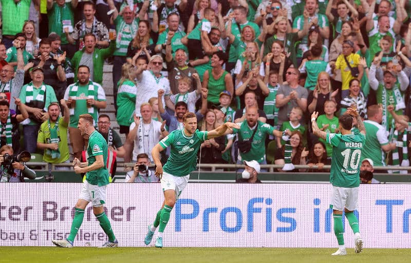 シャルケに続き ブレーメンも1年で1部復帰 5連勝のハンブルガーsvはプレーオフへ 2 ブンデスリーガ サッカー スポーツブル スポブル