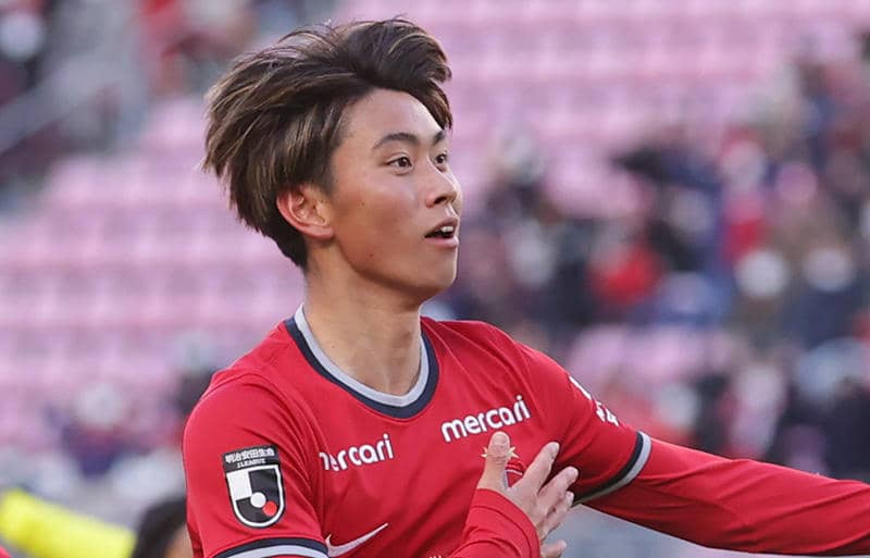 鹿島、荒木遼太郎がヘルニアで3カ月の離脱へ