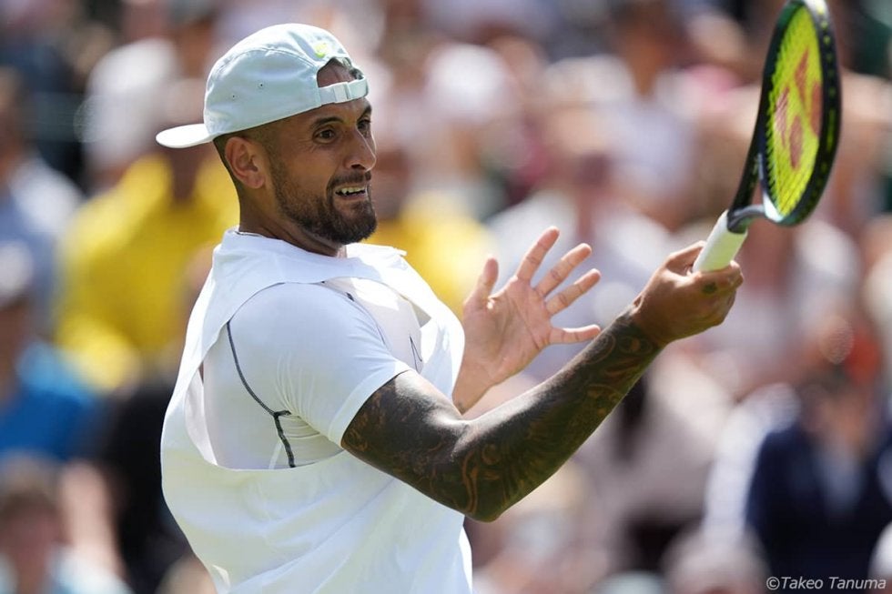 キリオスが地元選手に辛勝で2回戦へ。試合直後には観客に唾を吐く仕草「応援せず、煽ったり軽蔑するために来ていた」[ウィンブルドン]