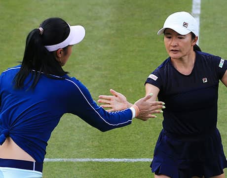 青山/チャン組 WB8強入り