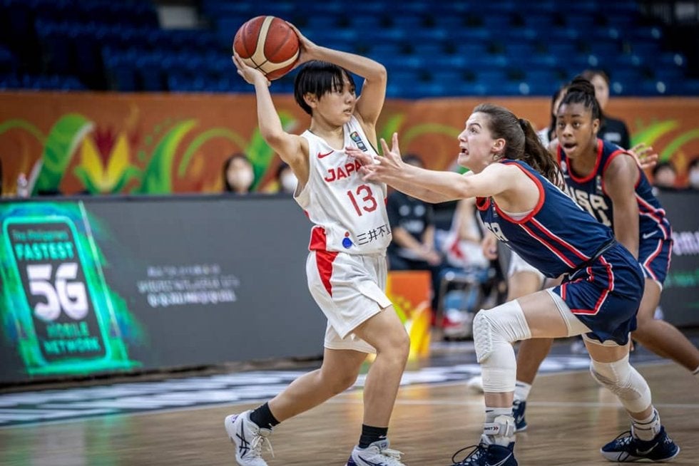 U17女子日本代表、アメリカに敗れ5-8位決定戦へ - FIBA U17女子ワールドカップ2022準々決勝