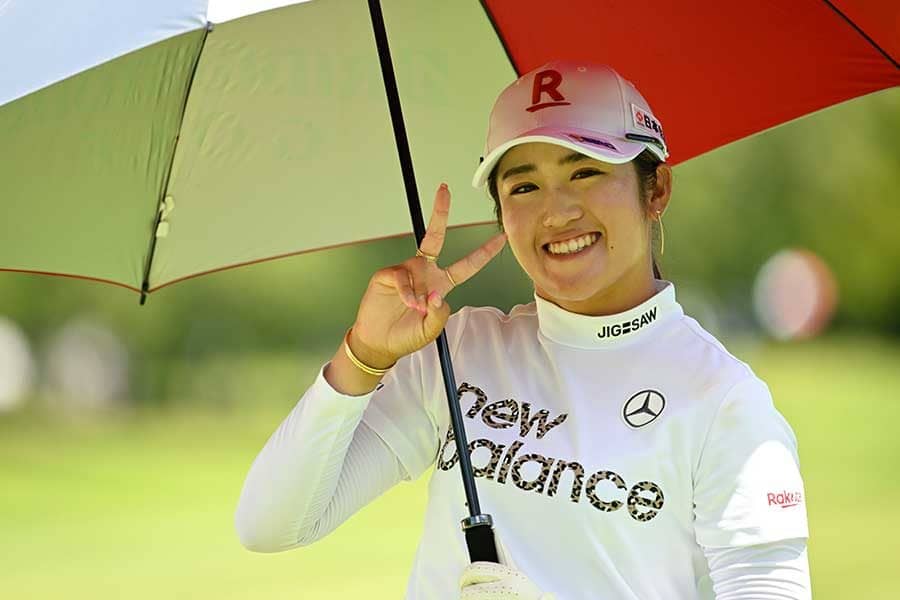 稲見萌寧、22歳ラスト1日で64首位発進　「ああ、被った（笑）」明日の誕生日の予定は…