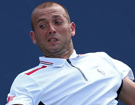 西岡、準々決勝はエヴァンス