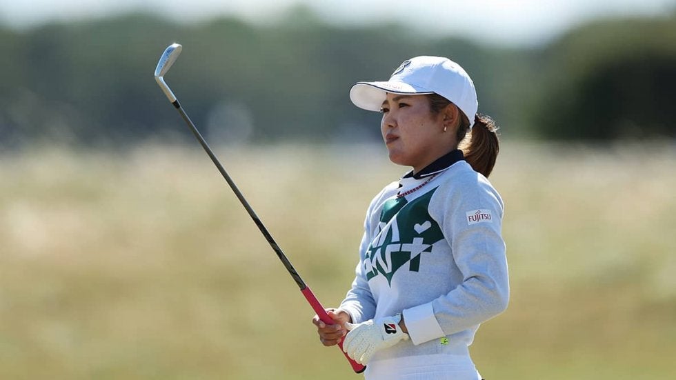 古江彩佳は4オーバー86位　2日目は「切り替えて頑張りたい」