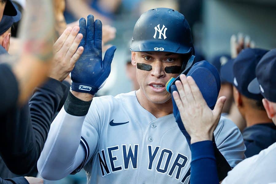 【MLB】ジャッジが5試合ぶり44号　片手で軽々バックスクリーン、シーズン64本ペースに