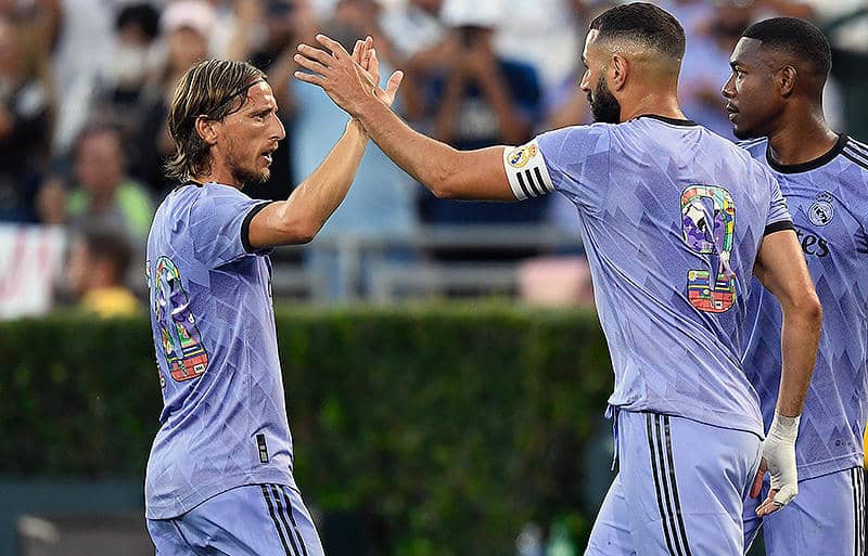 ベンゼマ＆モドリッチが今季初タイトル誓う！　10年過ごす互いのイメージにも言及