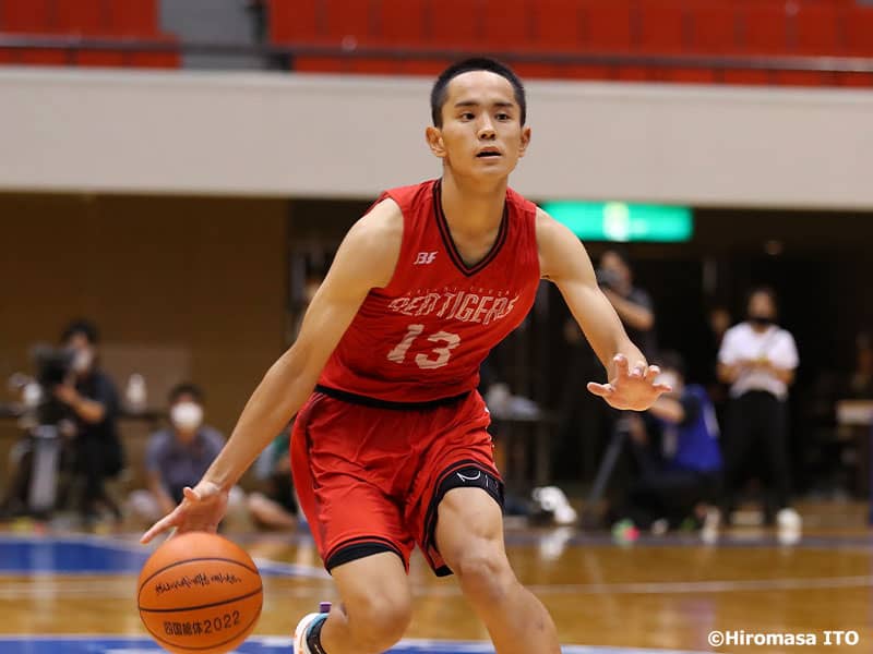 開志国際1年の平良宗龍、琉球ゴールデンキングスの練習に参加「高校バスケにつなげていきたい」