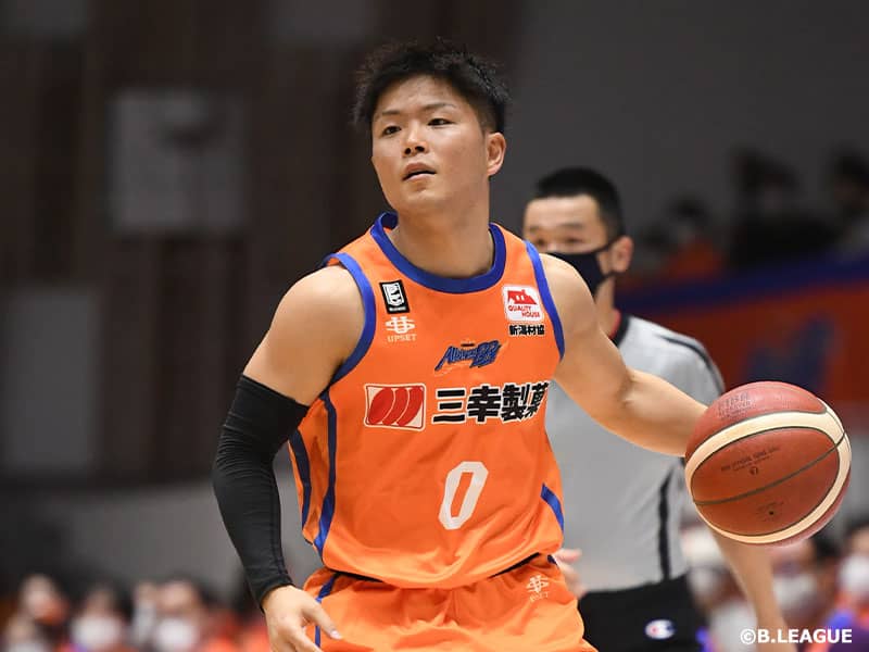 新潟アルビレックスBBでプレーした岡本飛竜、アルバルク東京の練習生に