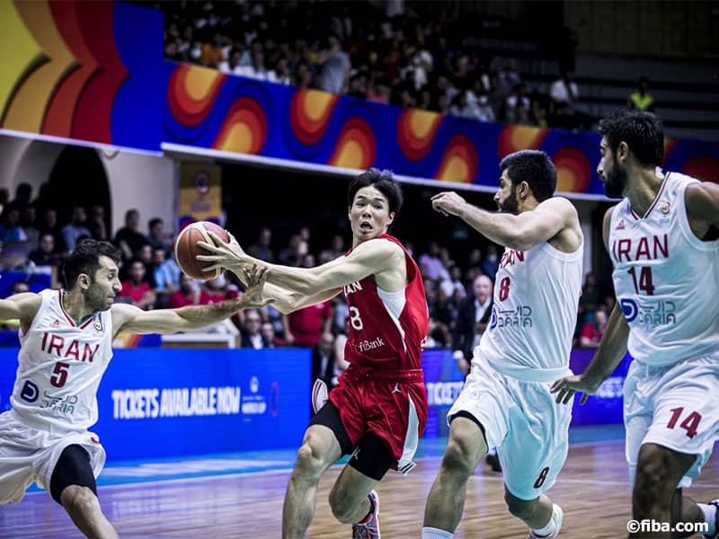 日本、反撃及ばずイランに敗戦…第2Qに5得点と失速、アジア予選2勝5敗に