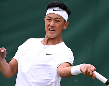 小田凱人、相手棄権で初戦突破