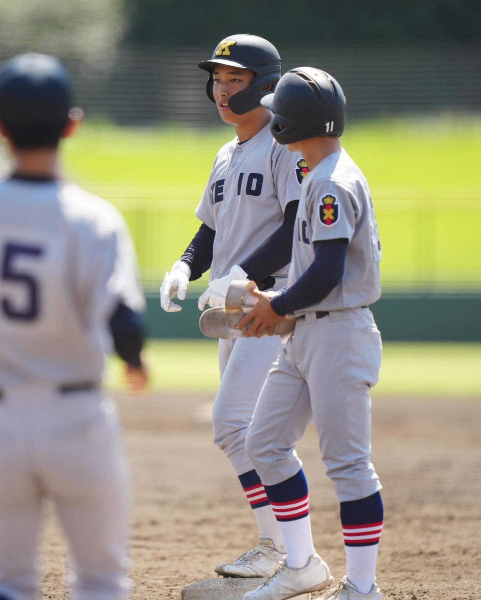 清原和博氏次男の慶応１年清原勝児 ７番三塁 先発 左前安打 左飛 三直 打席速報 野球 スポーツブル スポブル