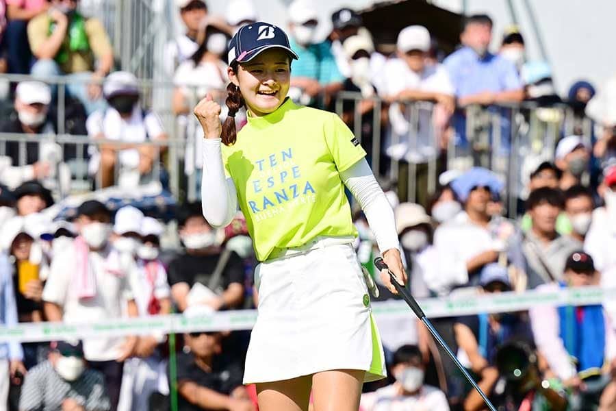女子ゴルフ新星・川崎春花　メジャーV直後の20秒握手にファン感動「同期っていいよね」