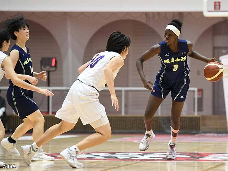 岐阜女子が大阪薫英を撃破…絈野とハディジャトゥが合わせて40得点の活躍／U18トップリーグ女子